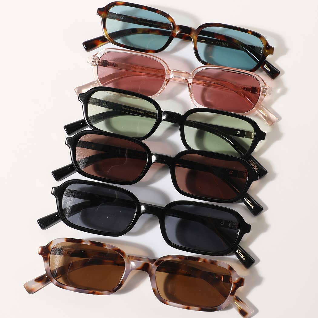  ASSORTED COLOR Classic Oval Shaped Fashion Sunglasses for wholesale on Faire1