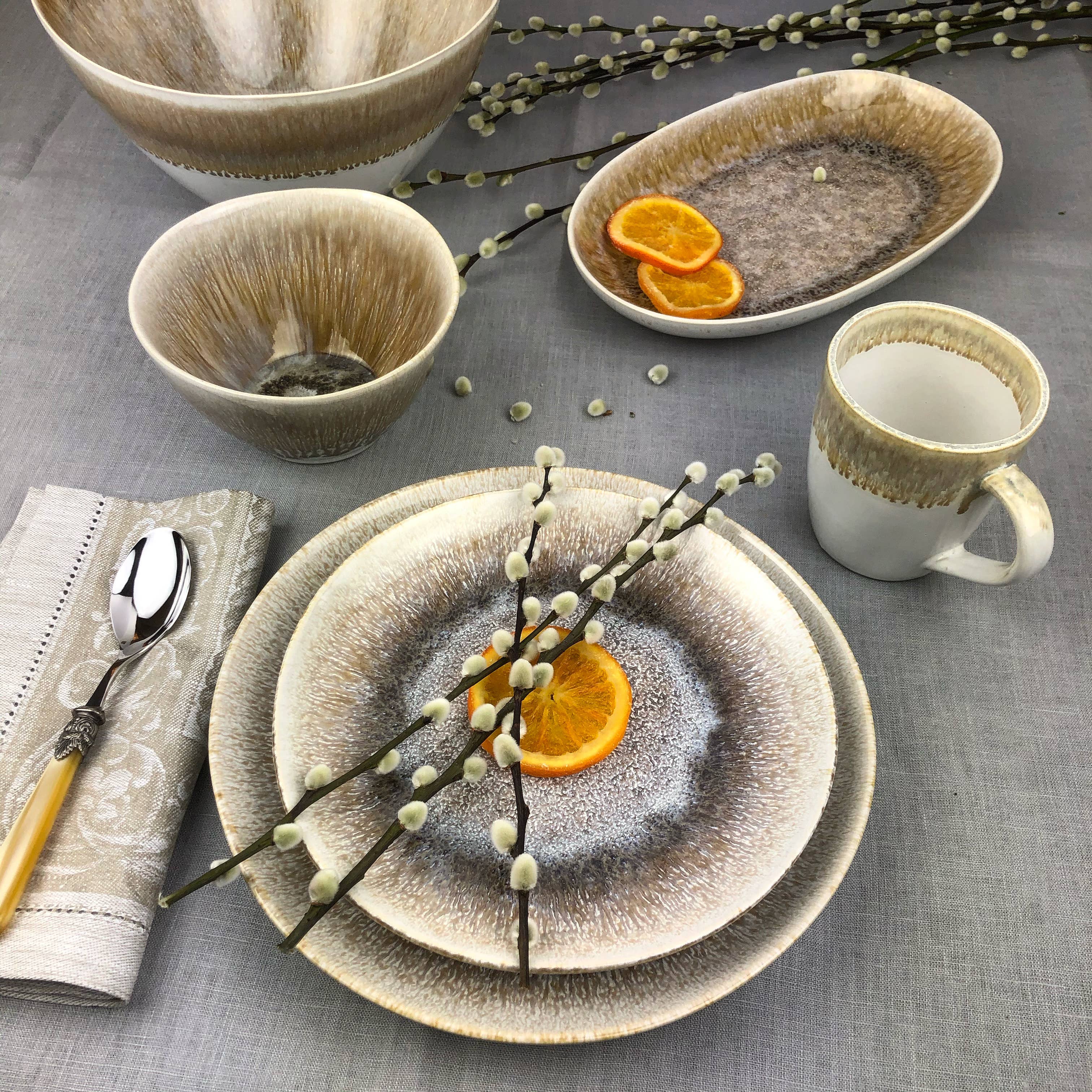 Carmel Ceramica - Wholesale Decorative Tray - Point Lobos Medium Oval Tray2