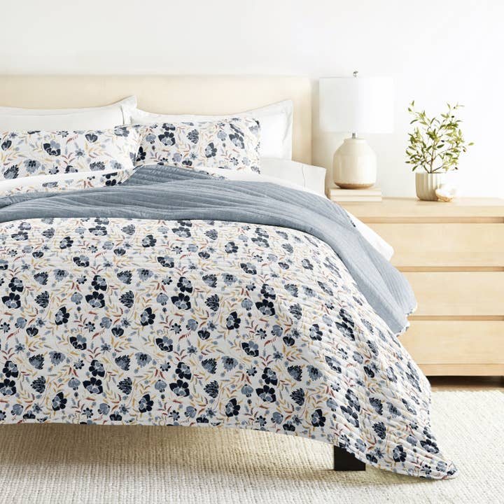 ienjoy Home - Vente Courtepointe - Ensemble de couette réversible à motifs jacobins français toutes saisons14