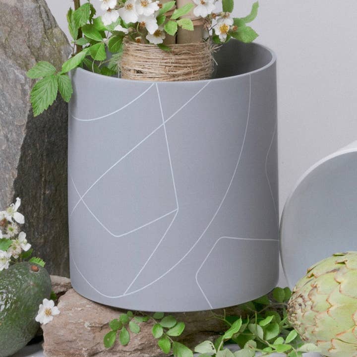 Barbara Barry Porcelain Cylinder Vase for wholesale by Middle Kingdom