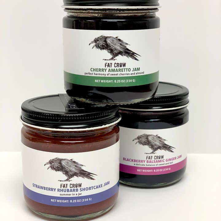 Fat Crow Gourmet - Wholesale Jam/Jelly - Cherry Amaretto Jam
