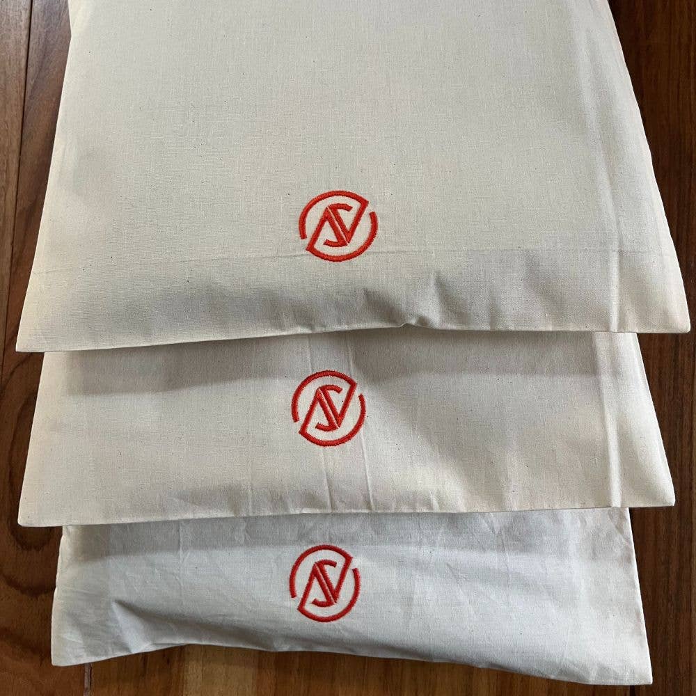 AV08 PARIS - Wholesale Scarf - Men's - Pack of 10 men's scarves - Green/orange/blue tones - Cotton & linen7