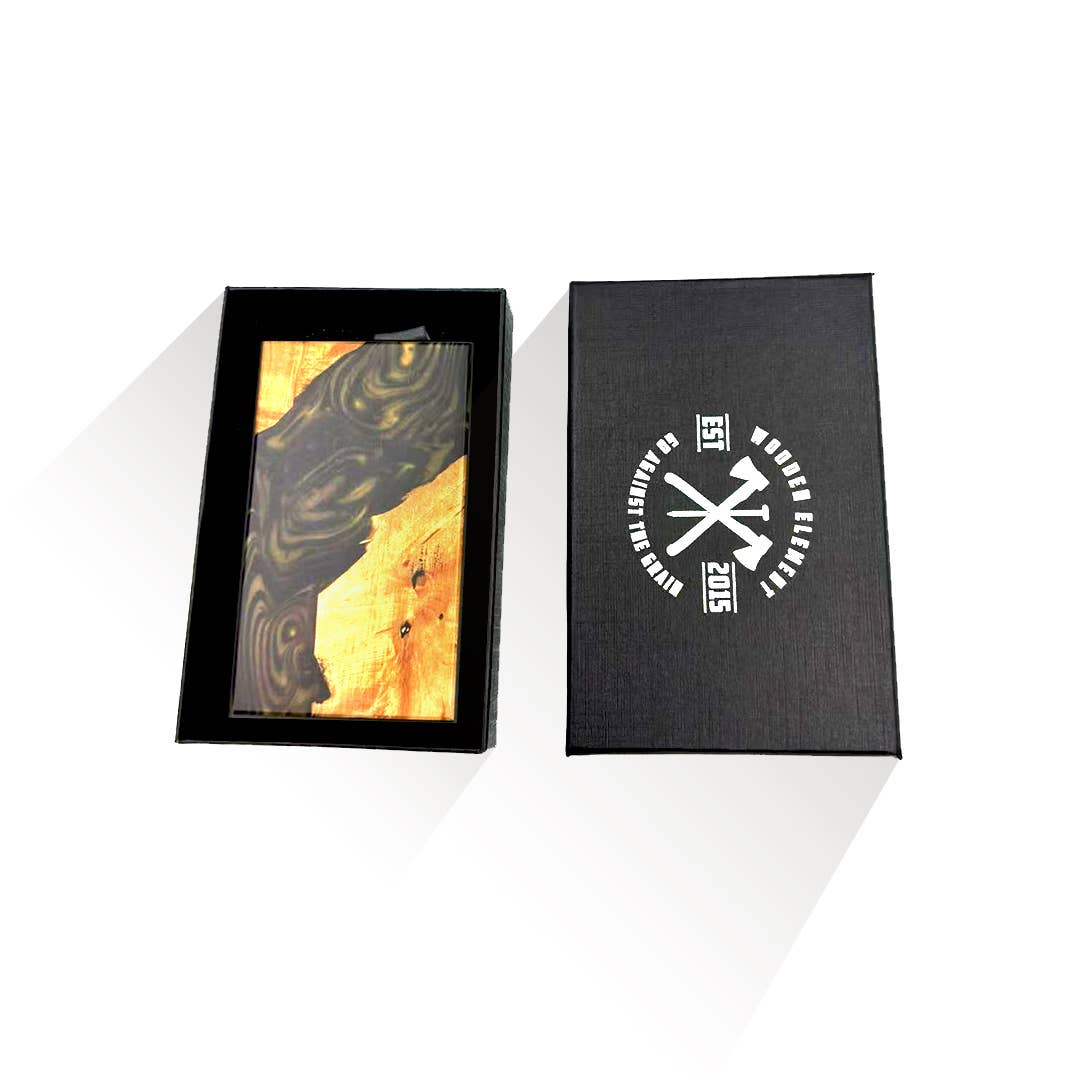 Wooden Element - Wholesale Wallet - Unisex - Wood/Resin Smart Pop-up Wallets (Assorted pack of 11)7