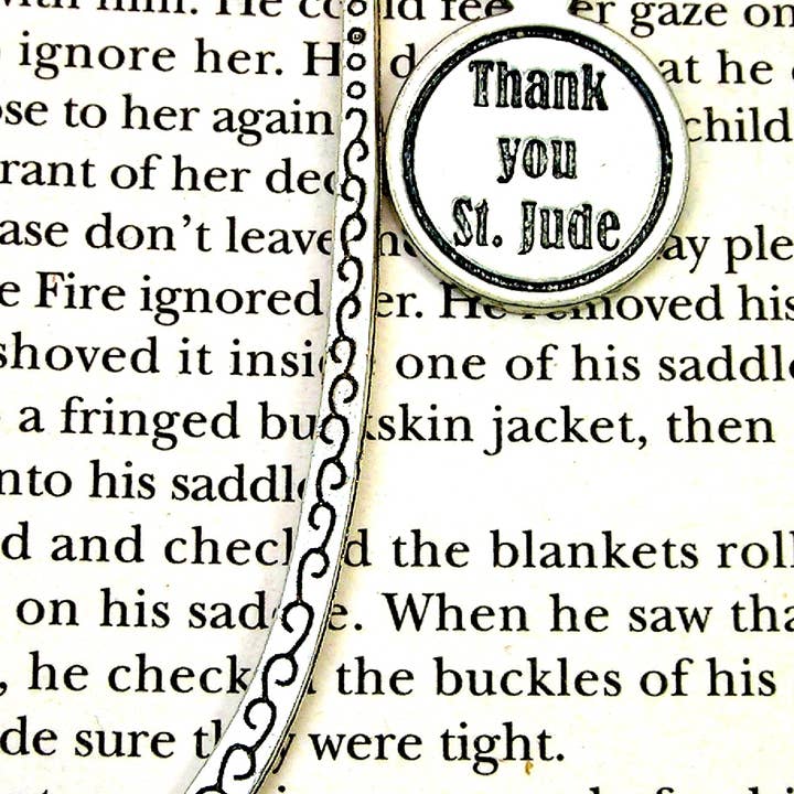 Thank you St.Jude Bookmark book lover Religious Novena Bible for wholesale by Chubby Chico Charms