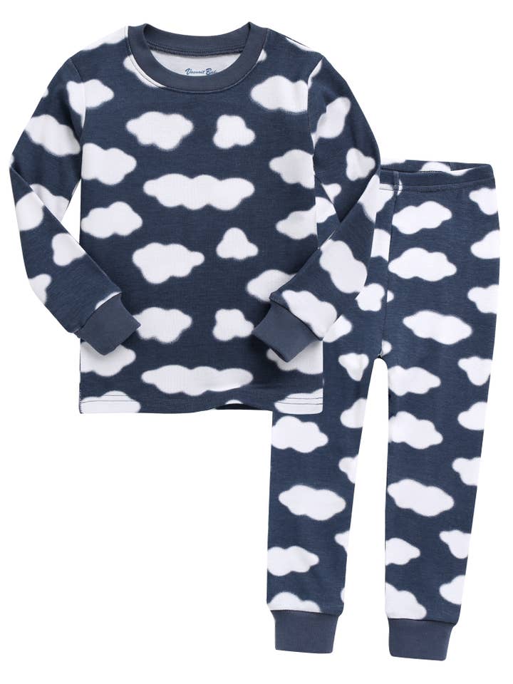 Marine Pyjama à manches longues en modal Navy Cloud en vente sur Faire