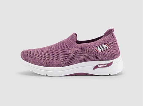 FitVille - Wholesale Slip On Sneakers - Women's - FitVille Women's Lightweight Breathable Slip-on Sock Walking Sneakers8