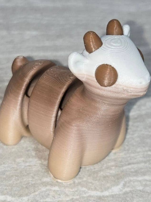 Cabra Impressa em 3D | Figura Articulada | Animal Flexível por atacado de Cosmic 3D Creations