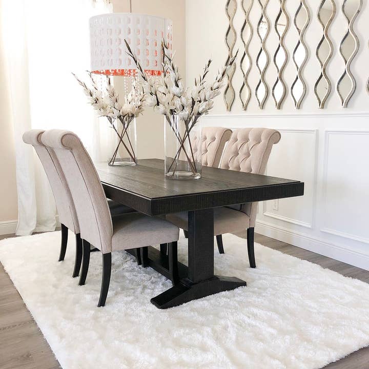 Well Woven - Wholesale Area Rug - Feather Collection Liza White Shag Rug – Sparkly, Plush, Minimalist Glam3