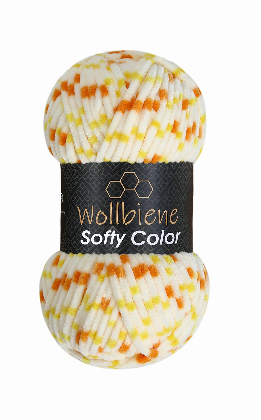 Wollbiene – Fio por atacado – Lã Chenille Softy Color 100 g para Tricô e Artesanato DIY4