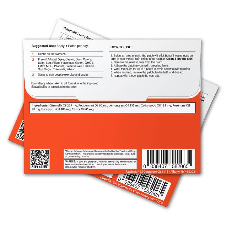 PatchAid - Wholesale Insect Repellent - Mosquito Repellent Patch - Natural Essential Oil Protection
