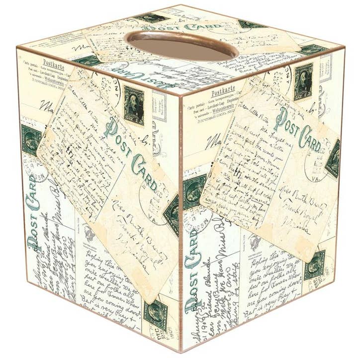 Funda para caja de pañuelos para postales navideñas para venta al por mayor de Marye-Kelley