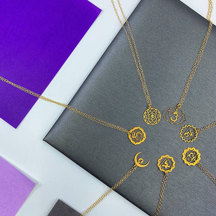 Set Collana Sette Chakra per la vendita all'ingrosso da parte di Rael Cohen