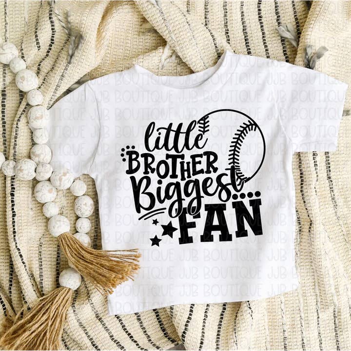 T-shirt Little Brother Biggest Fan pour la vente par Rockin’ 5A Apparel
