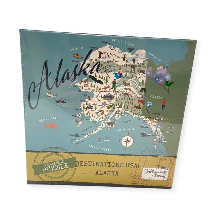 Quebra-cabeça Alaska 1000 peças por atacado de Galleyware