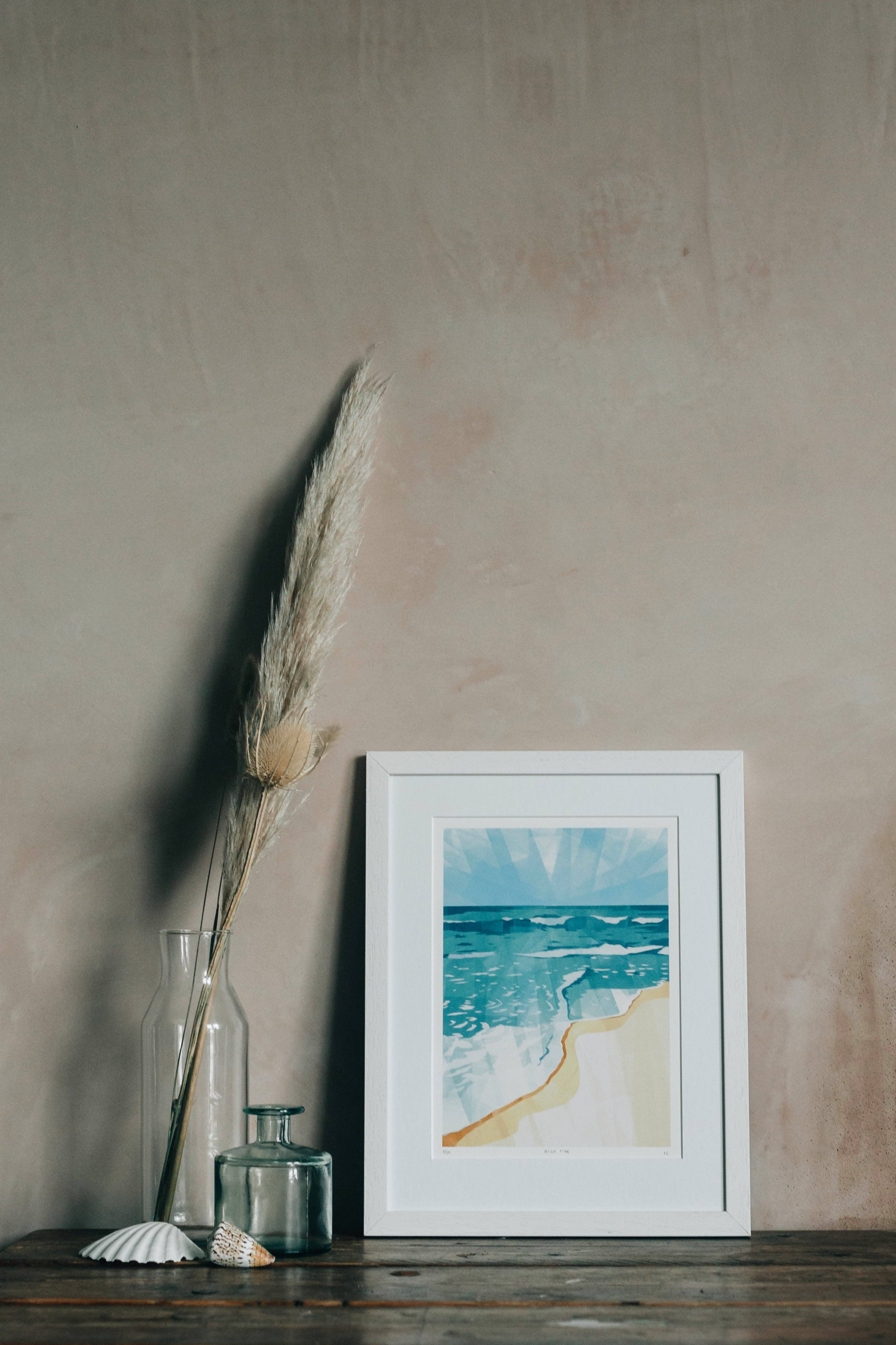 Slow Sunday - Wholesale Art Print - ‘High Tide’ Sea At High Tide Limited Edition Fine Art Print3