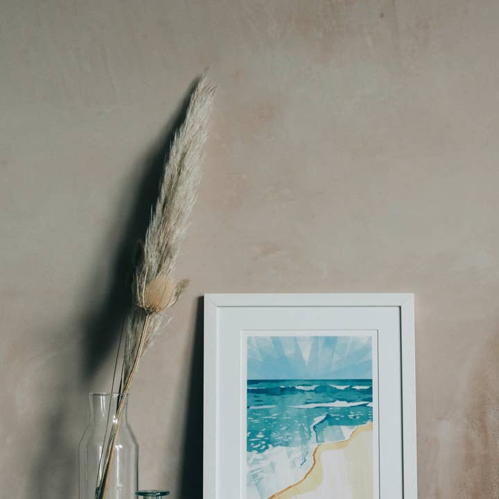 Slow Sunday - Wholesale Art Print - ‘High Tide’ Sea At High Tide Limited Edition Fine Art Print3