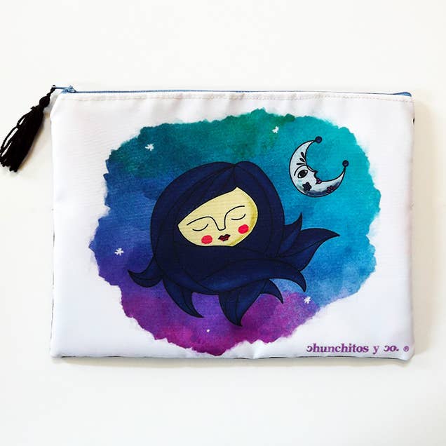 Bolso de acuarela, bolsa de cosméticos, bolsa de maquillaje, estuche para venta al por mayor de Chunchitos