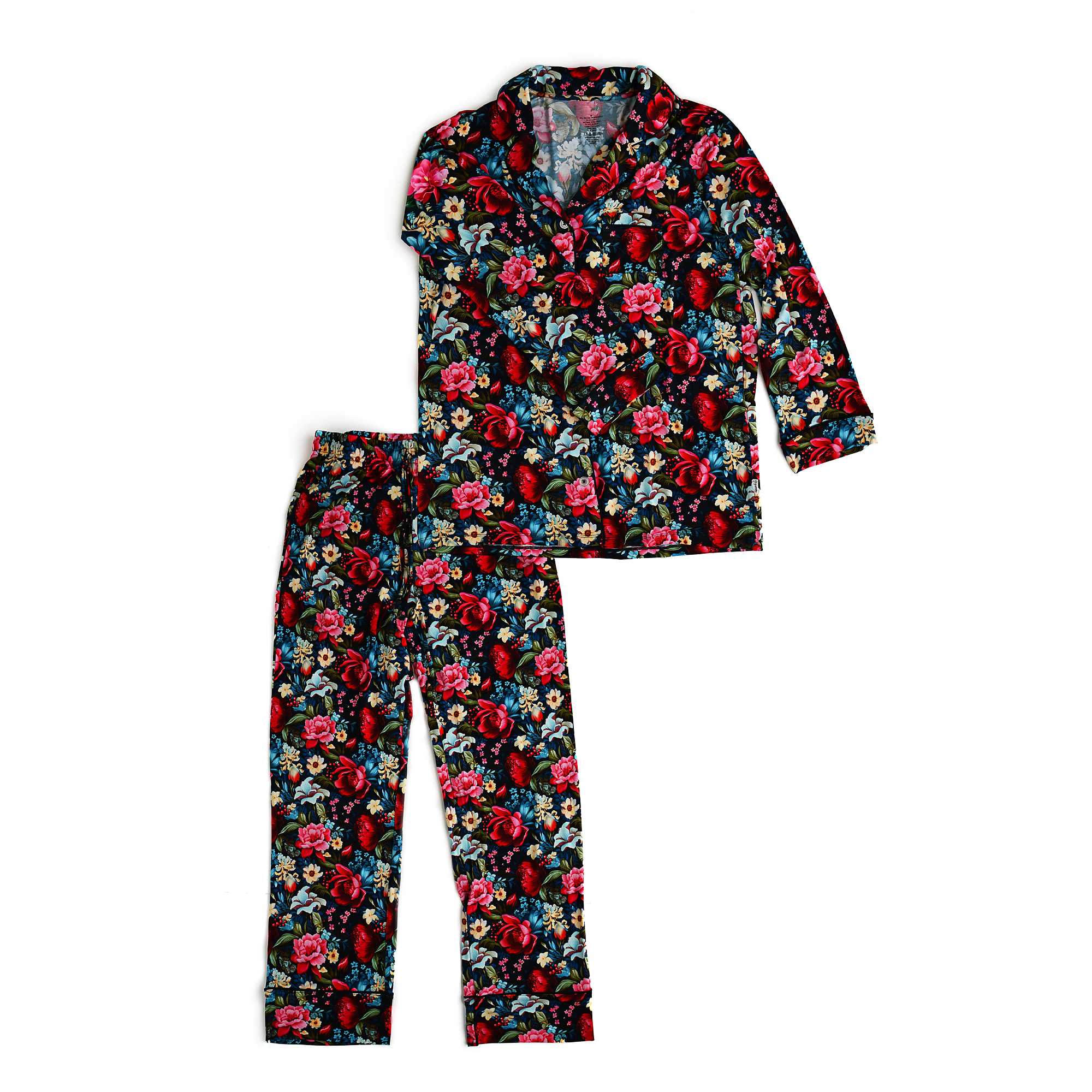 Gigi and Max - Vente Ensemble de vêtements d'intérieur – femme - Pyjama deux pièces en bambou Aria Mom à motif floral 0