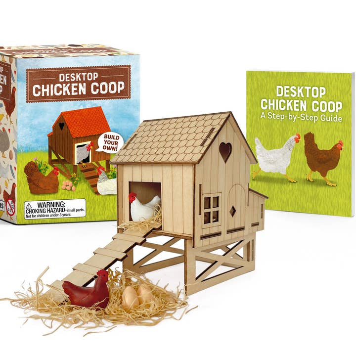 Hachette Book Group - Wholesale Gag Gift/Novelty Gift - Desktop Chicken Coop: Build Your Own!