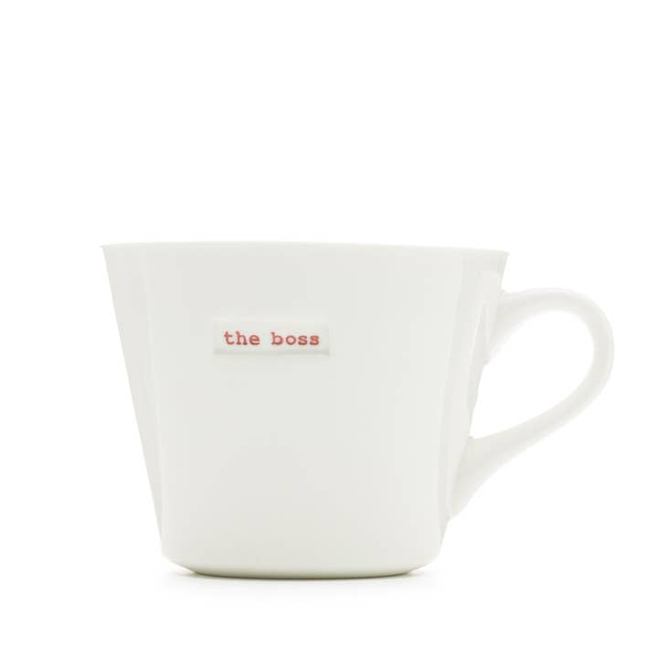 Forma House - Wholesale Coffee Mug - Keith Brymer Jones Mug 350ml - the boss (red)