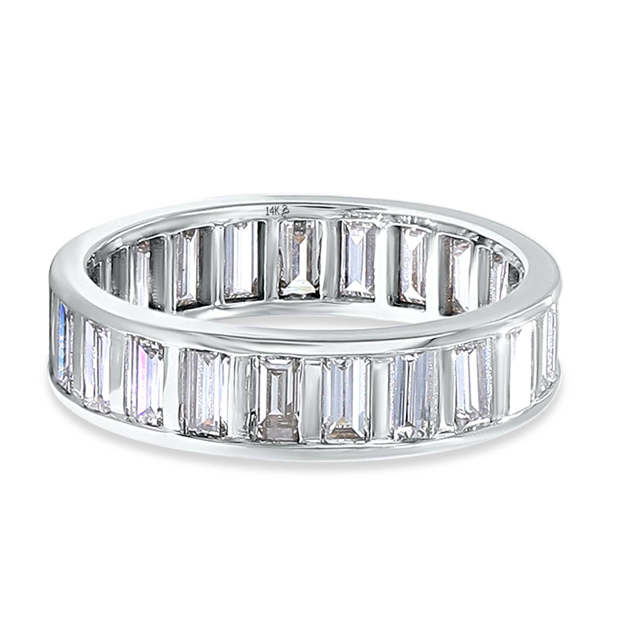 Lolovivi Jewelry - Vendita all'ingrosso Anelli multipietra - Anello Sonia Band - Oro Giallo con Diamante Coltivato in Laboratorio7