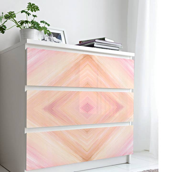 Vierkanten, Pastel, Muurschildering, Kinderkamerinrichting voor wholesale door KUARKI