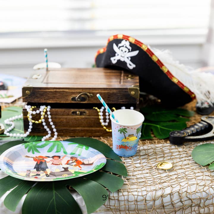 Anna + Pookie - Wholesale Disposable Tableware Pack - Pirate Party Set (56ct)