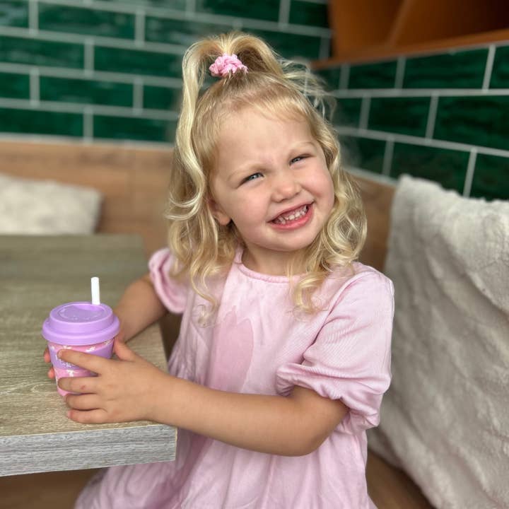 Fluffy To Go - Wholesale Drinking glass/cup – Kids & Baby - MAGIC FAIRY FLUFFY CUP3