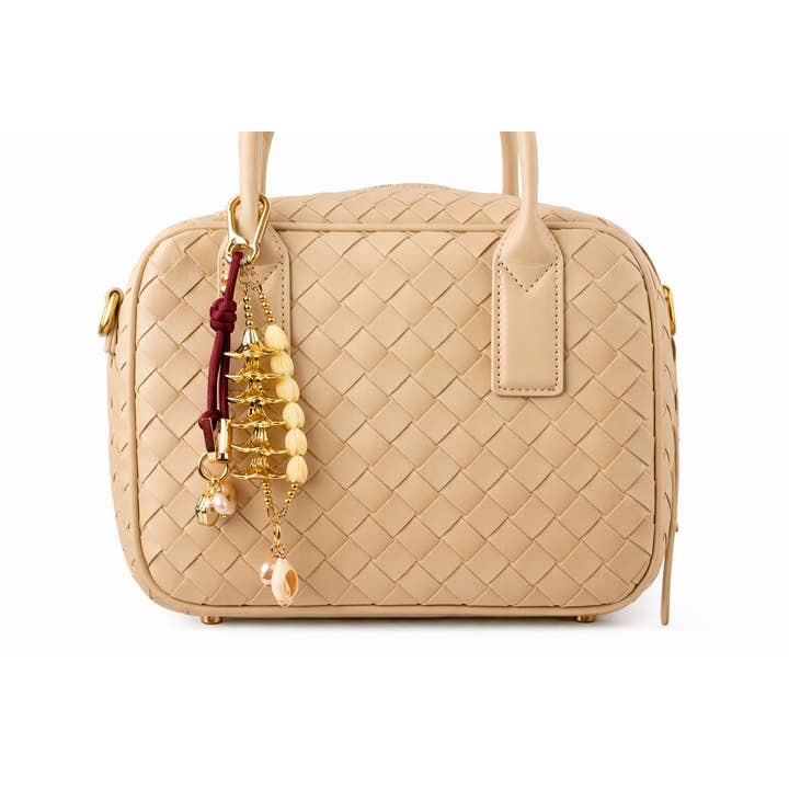 Leo & Lei - Wholesale Purse/Bag Accessory - Women's - Gold Plumeria and Pikake Bag and Accessory Charm 2