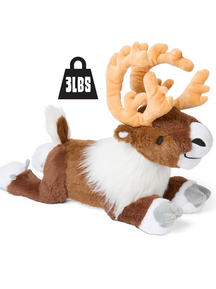 Caribù ponderato | Peluche renna ponderato per la vendita all'ingrosso da parte di Roamin' Bison Workshop