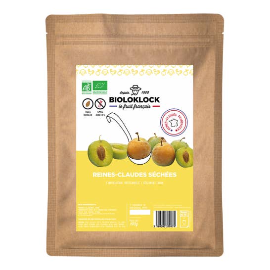 Dried Reines Claudes 100g for wholesale by Bioloklock