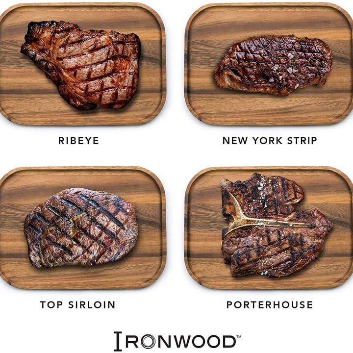 Fox Run Brands - Wholesale Cutting board - Ironwood Small Steak Board, Acacia Wood, 10.5" x 7.5"3