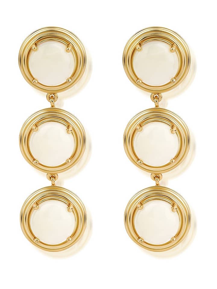 Halicarnassus Sedef Uzun Küpe for wholesale by Ninon