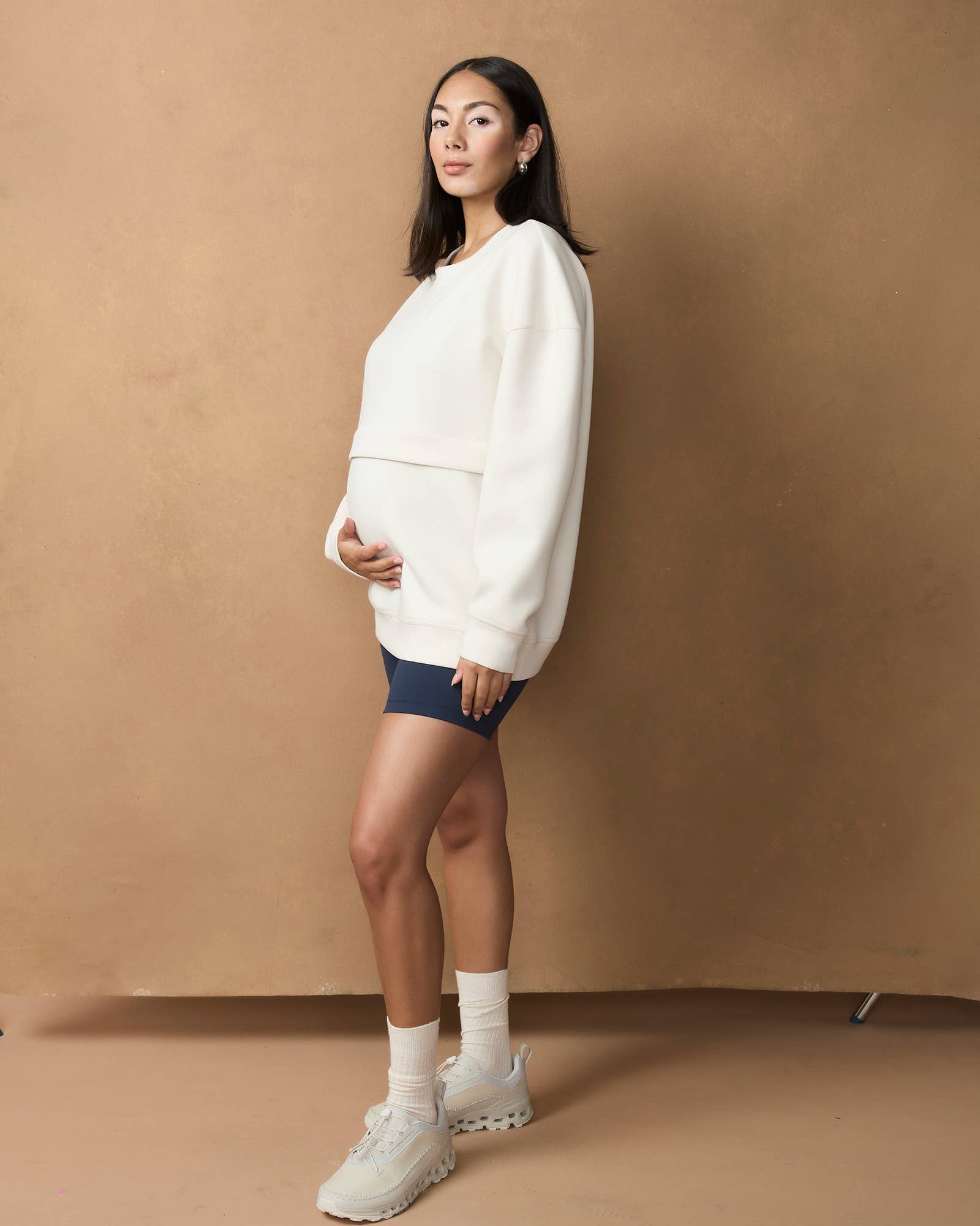 Bone Oversized Feeding Zip Jumper for wholesale on Faire7