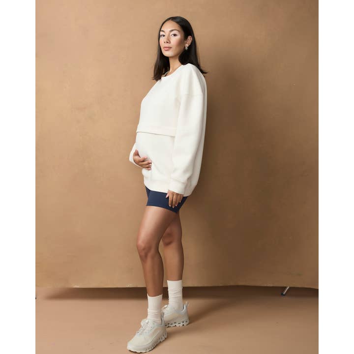 Os Pull à fermeture éclair surdimensionné pour l'allaitement en vente sur Faire7