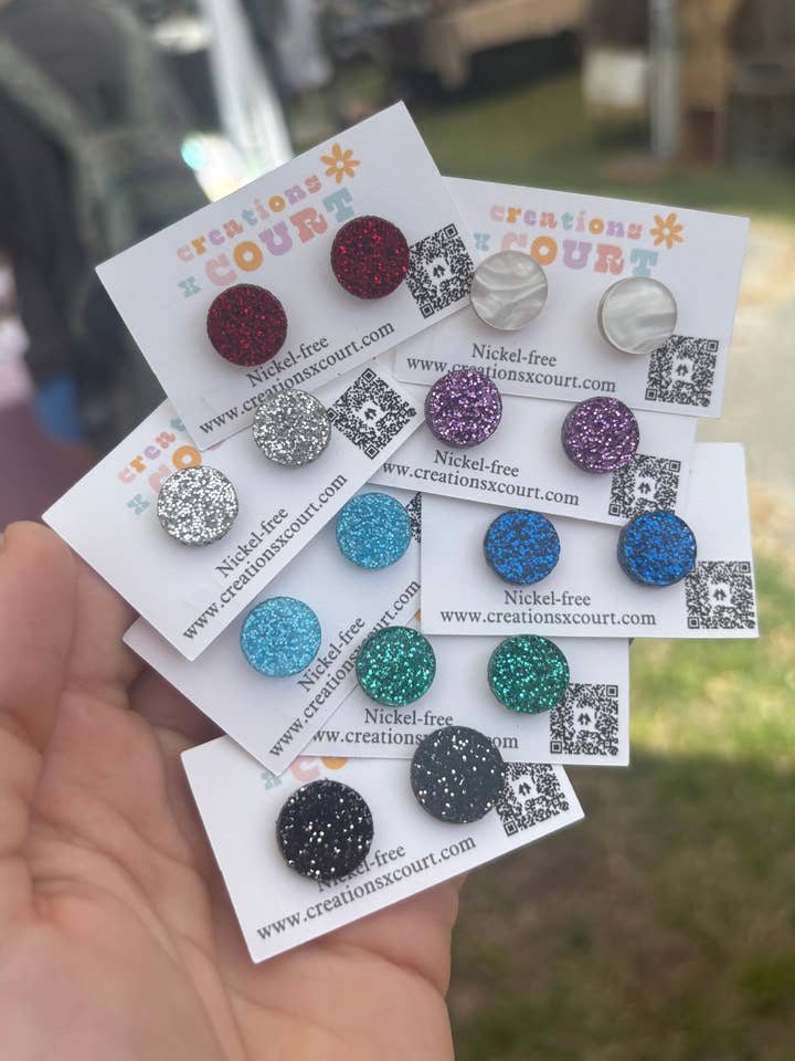 Coin Studs for wholesale by Creations x Court