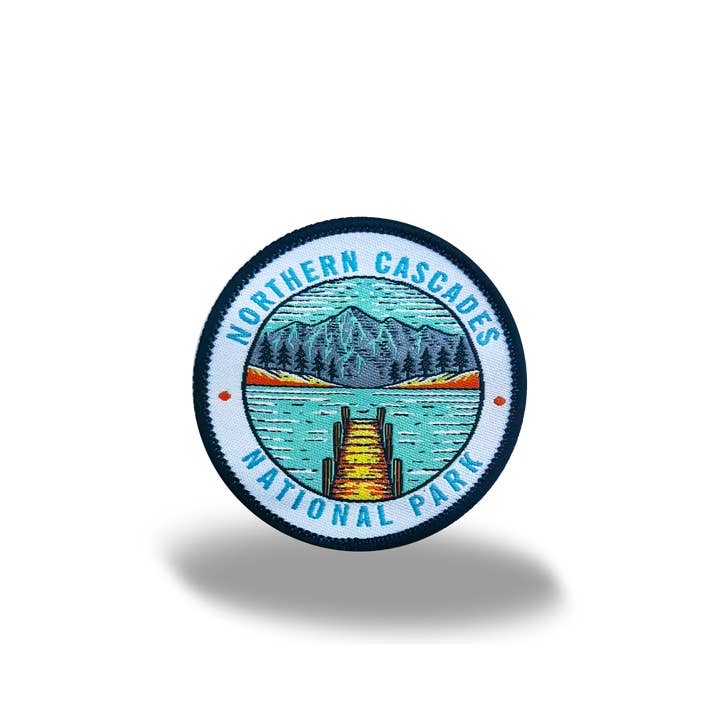 Northern Icons Creations INC - Wholesale Patch - Northern Cascades National Park Embroidered Iron-On Patch Travel Souvenir Badge