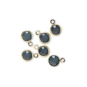 The Vintage Pearl - Wholesale Individual Charm/Pendant - You're A Gem Charm (gold)11