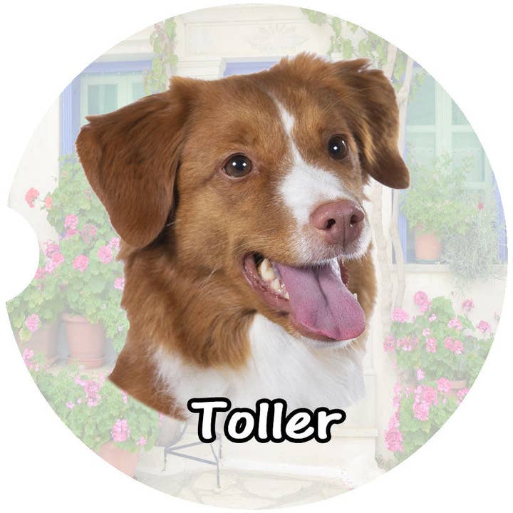 Traci's Fun Creations - Wholesale Car Coaster - Unisex - Nova Scotia Toller Car Coaster
