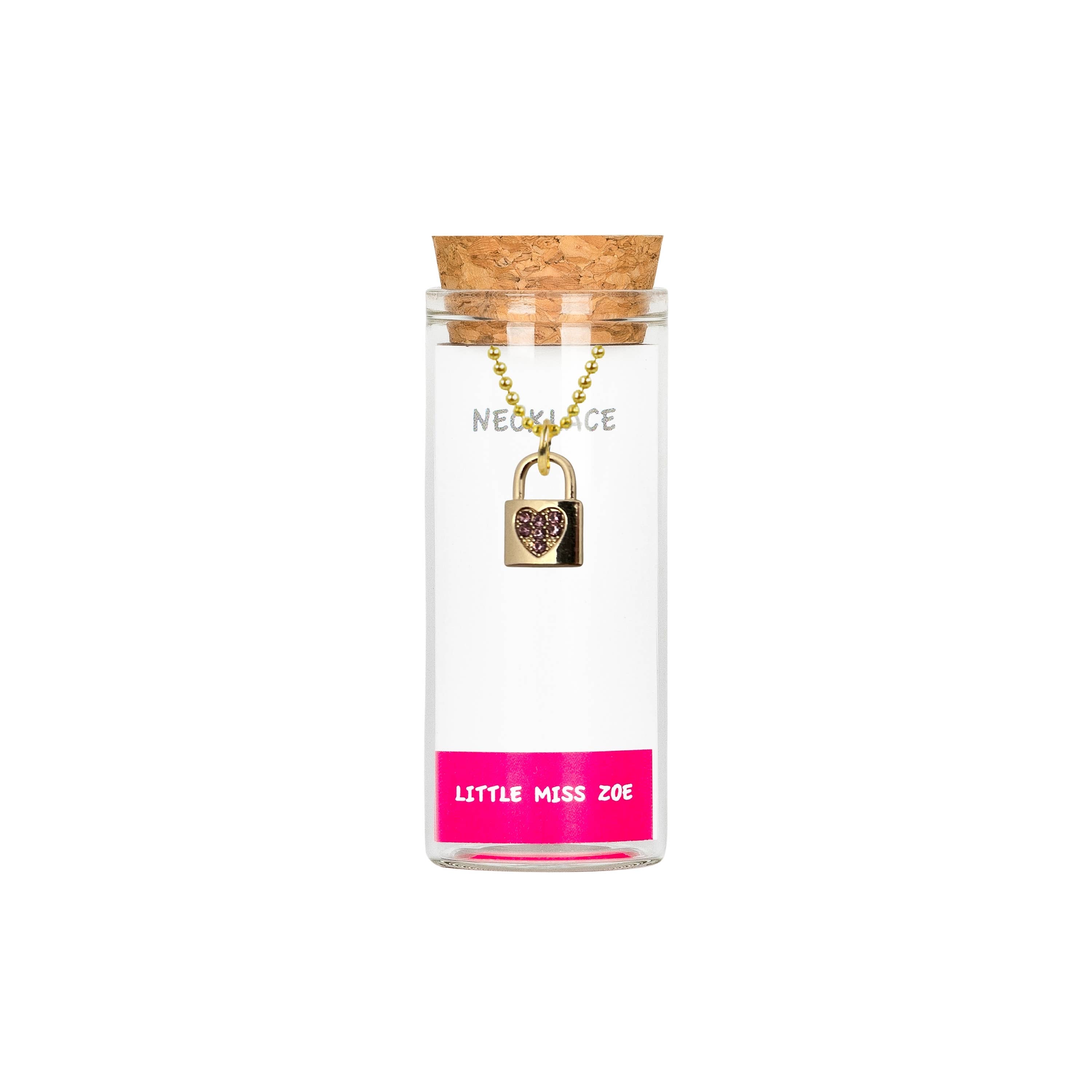 Little Miss Zoe - Wholesale Kids Necklace - Kids - Kids Charm Necklace in a glass bottle91