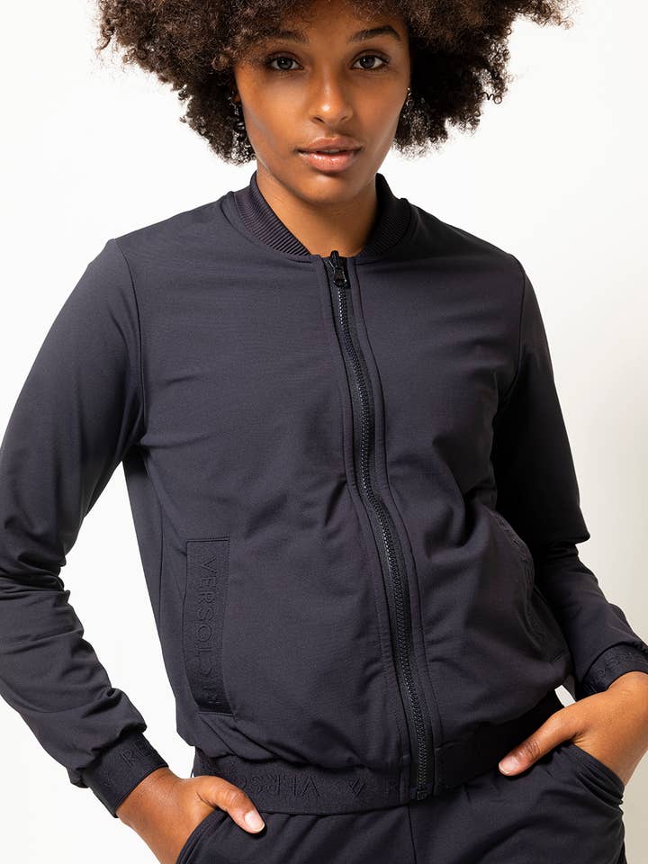 Dark comic bomber for wholesale by RectoVerso Sports