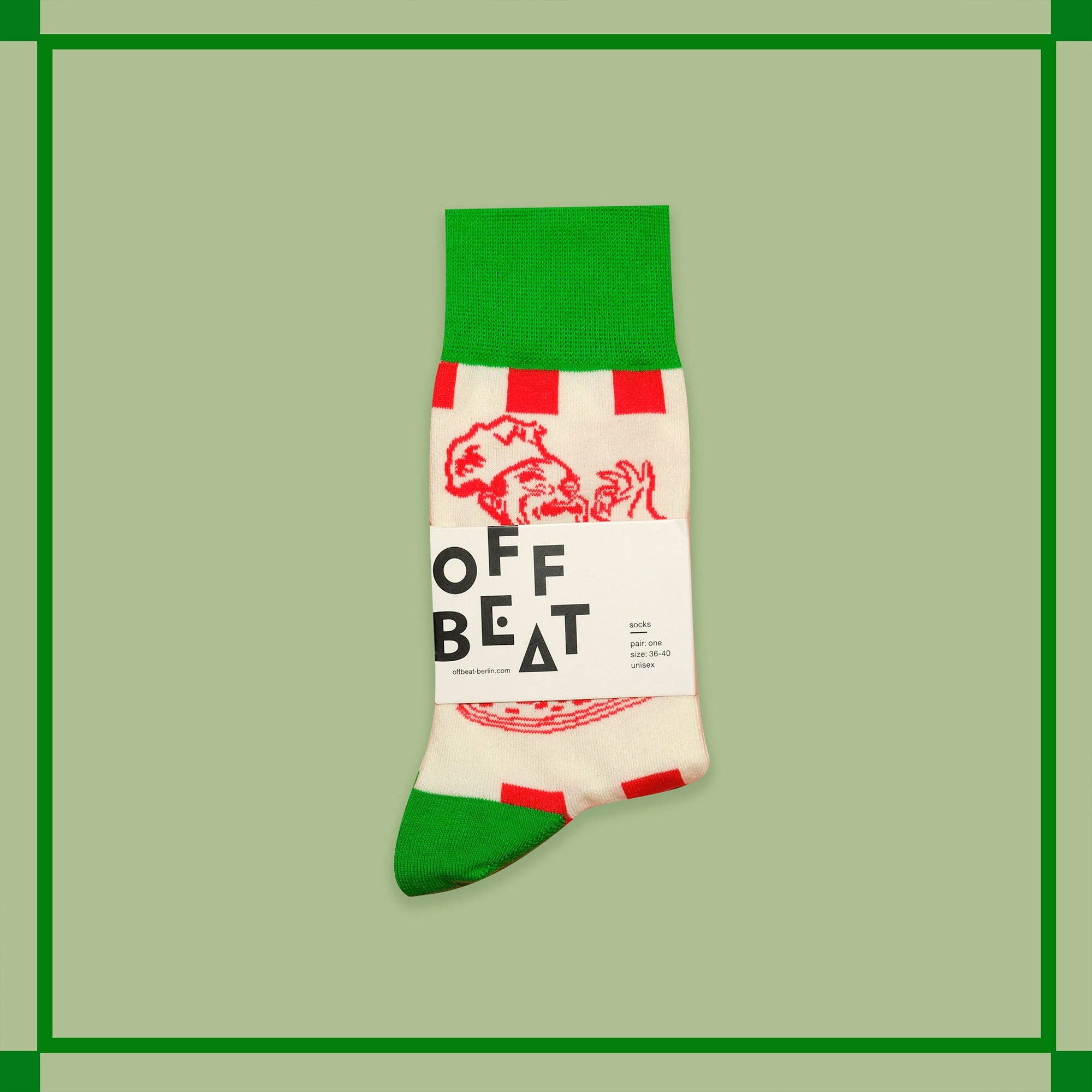 Offbeat - Wholesale Socks - Unisex - Pizza street food socks I Wholesale1
