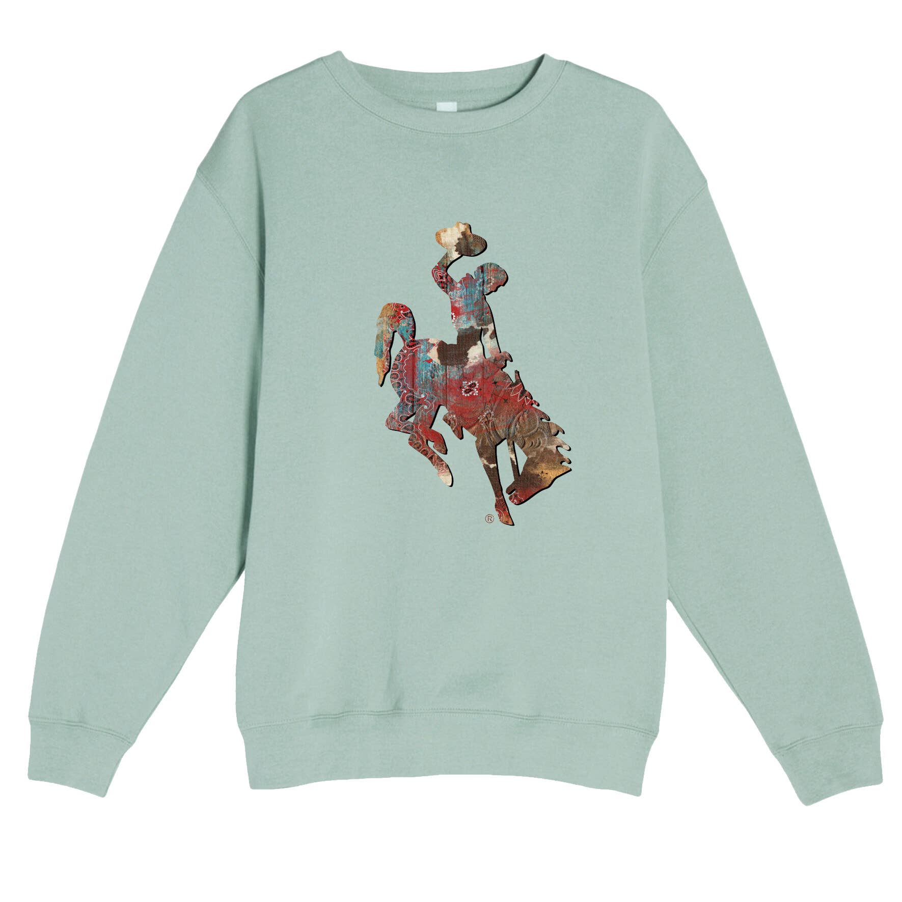 This Joyful Home - Wholesale Graphic Sweatshirt - Women's - Western WY Bucking Horse Sweatshirt Sweater3