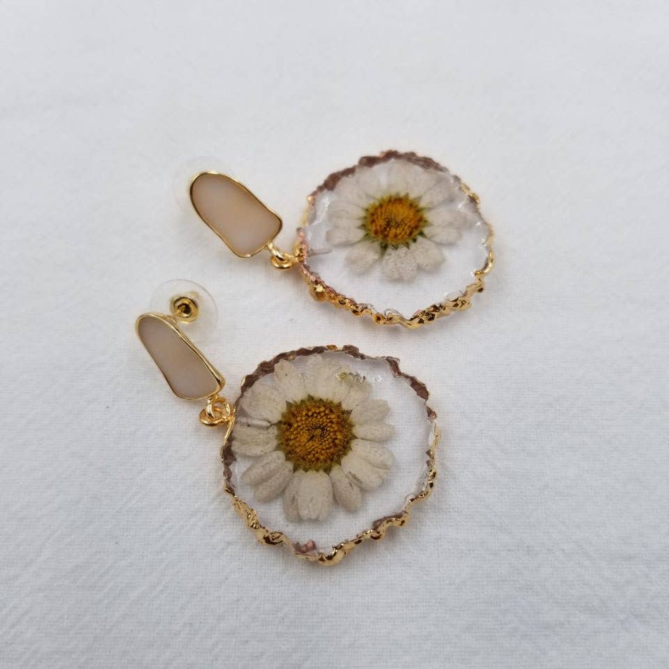 ENA Jewelry - Wholesale Dangle Earrings - Eternal Flower Daisy Earrings - Summer1