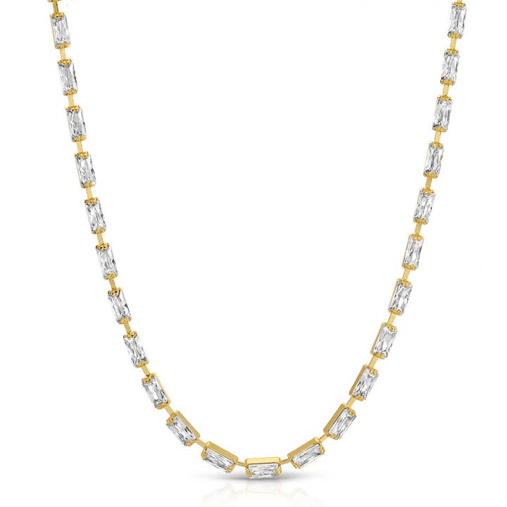 Tour de cou Baguette pour bébé pour la vente par JOY DRAVECKY JEWELRY