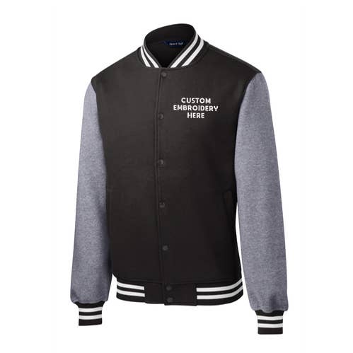 Custom Embroidered Letterman Jacket – Your Logo Included for wholesale by TSS Printing