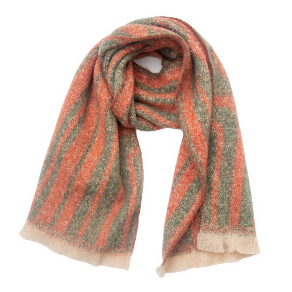 ACCITY - Wholesale Scarf - Women's - Geometric Loop Yarn Winter Scarf with  Shawl Wrap_CWASC08702