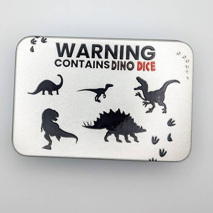 Mystery Dice Goblin – wholesale Dice – Dinosaur Dice Tin