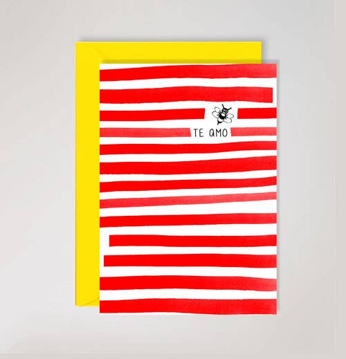 Palanquin - Vendita all'ingrosso Biglietti d'amore - Palanquin Te Amo biglietto d’auguri - Collezione Critter1