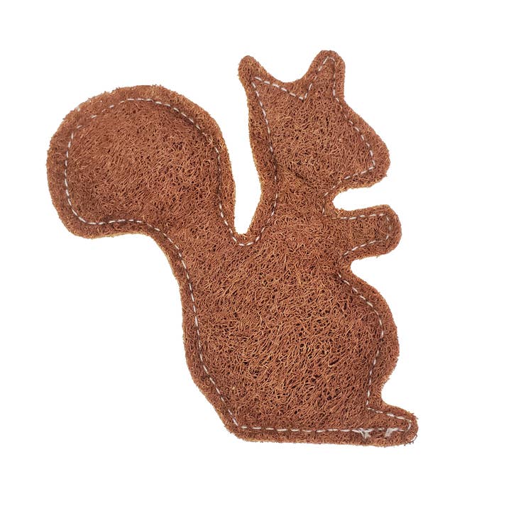 Barker's Bowtique - Wholesale Pet Toy - Dog - Hip Doggie - Organic Vegetable Dental Toy - Squirrel